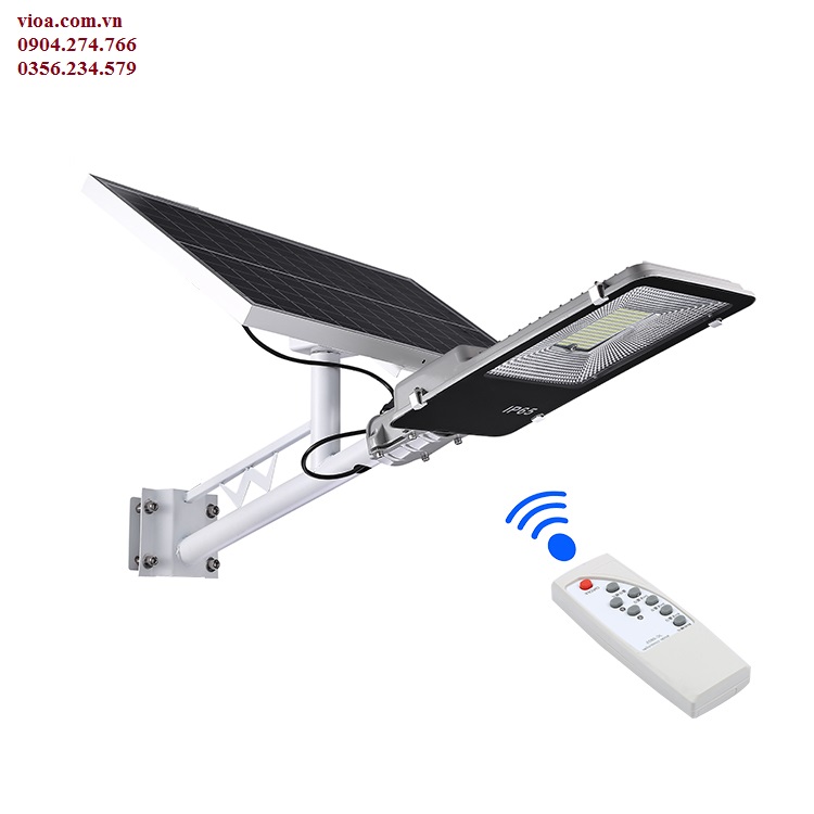 Đèn đường năng lượng mặt trời 80w chip SMD