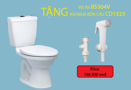BỒN CẦU CAESAR 2 KHỐI CD1325