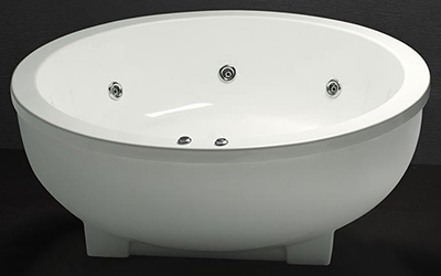 Bồn tắm masage Caesar có chân có yếm MT6470