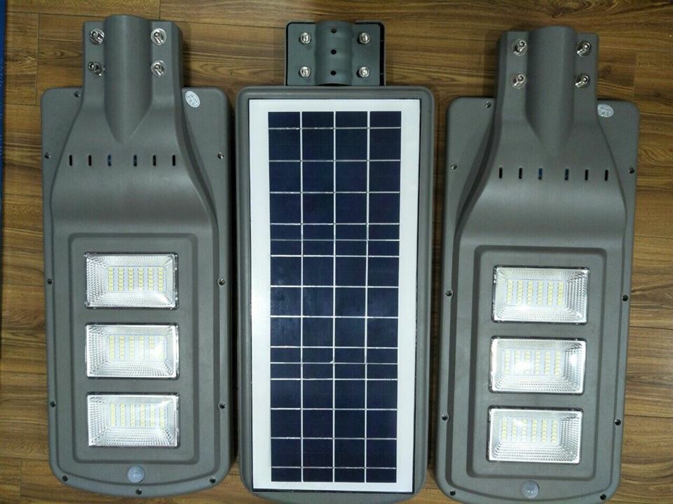 Đèn led năng lượng mặt trời 60W tấm pin liền