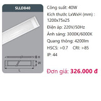 ĐÈN LED BÁN NGUYỆT DUHAL SDLD840