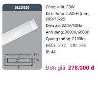 ĐÈN LED BÁN NGUYỆT DUHAL SDLD820